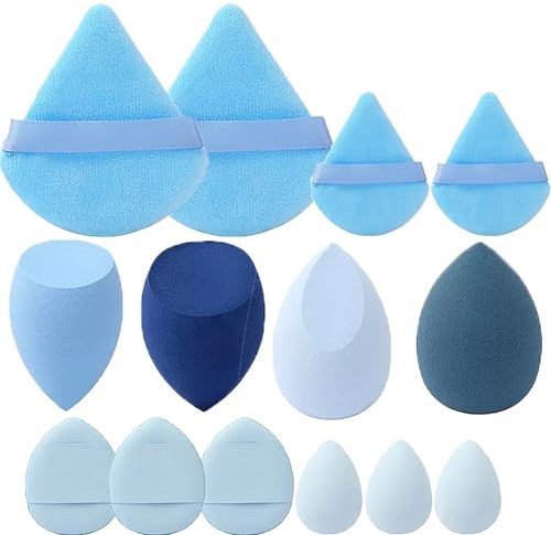 Esponja de maquillaje,Powder Puff,Set de Maquillaje,Esponja de Maquillaje Facial Herramientas para Polvo Y Base