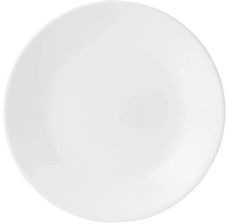 CORELLE Speiseteller Winter Frost Ø 17 cm | Premium Essgeschirr aus einzigartigem dreifach gepresstem Vitrelle™-Glas | Backofenfest bis 175°C | Mikrowellengeeignet | Gefrier- & spülmaschinenfest