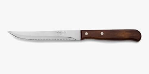 Arcos Serie Latina - Cuchillo de Cocina - Hoja serrada de 130 mm - Mango Madera