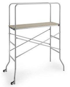 Trabattello/Ponteggio in acciaio zincato altezza 1,70m - Mod. Trabby