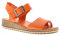 Hush Puppies Women's Ellie Sandal Ladies Summer, Orange, 6 UK