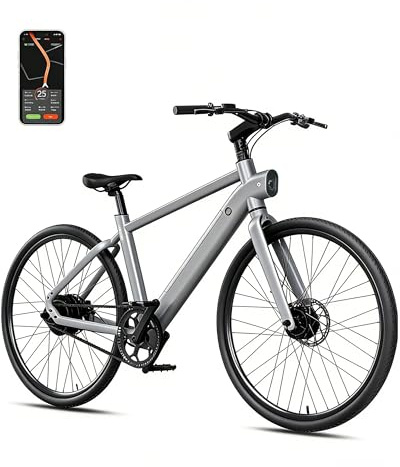 Freedare Vélo Électrique pour Adulte Femme Homme 250W 80km Moteur BAFANG Batterie 36V 10Ah Pneus 27.5x1.5 Capteur de Couple GPS Antivol Appli Smart