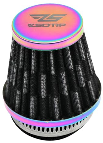 Emdvsco Filtro de aire para moto de cross, limpiador de filtro de admisión de aire, filtros de carburador, 35, 38, 42, 45, 50, 55, 58 mm, aleación para scooter, cuatrimotos, motos de cross