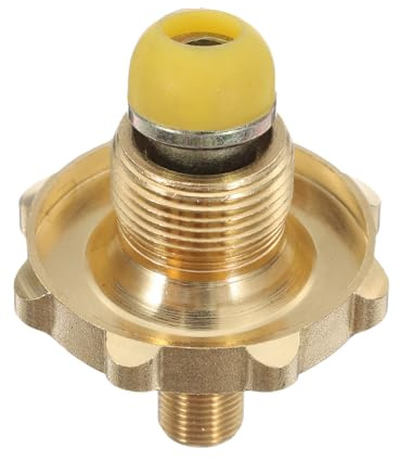 NUOBESTY Propangas Adapter Typ mit Schraubenschlüssel Langlebiger Sicherer Anschluss für Gaskocher und Gasflaschen Vielseitig Kompatibel Kompakt und Tragbar für Camping und Haushalt