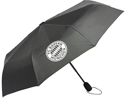 FC Bayern München Schirm Schwarz Einfarbig 100 cm Automatische Öffnung/Schließung