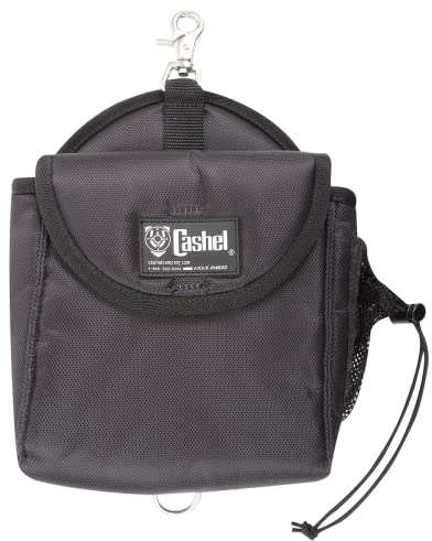 Cashel Company Snap On Saddle Bag, Saddle Lunch Bag, Easily Attaches to Saddle, Black