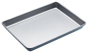 KitchenCraft Teglia da Forno Rettangolare, Argento, Grigio, 33.5 cm x 24.5 cm x 3.5 cm