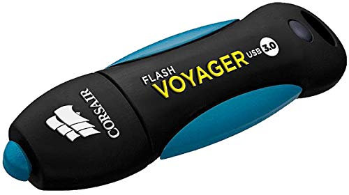 Corsair 128GB USB 3.0 High Speed Flash Drive, Black, Blue