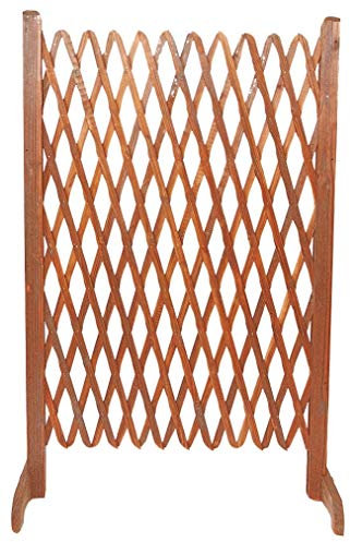 HOMEGARDEN Coppia Steccato Estensibile per Giardino in Legno Trattato 140x120cm