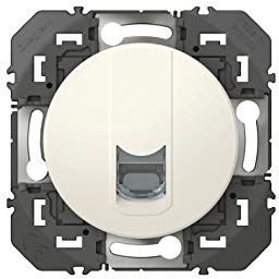 Legrand 600376 RJ45-Steckdose, geschirmt, Kategorie 6, FTP, Dooxie, weiß