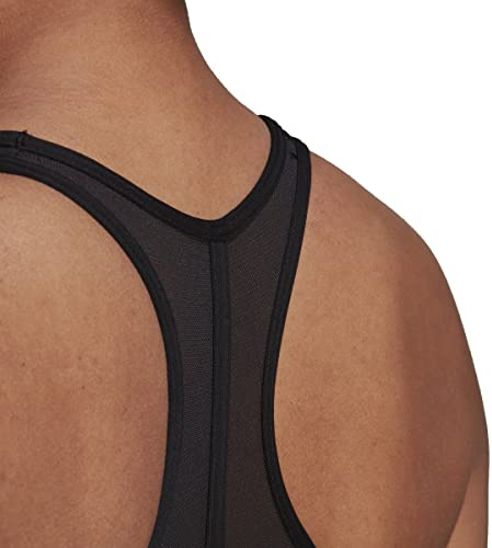 adidas Powerreact Training Medium Support Workout Bra, Reggiseno Sportivo Donna, Black, XS A-C