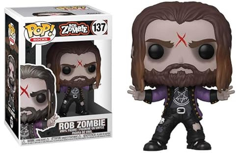 Funko Rob Zombie + Protector: Pop! Rocks (Bundled with ToyBop Box Protector Collector Case) #137/41955