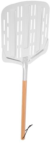 Alipis Paleta De Transferencia Para Pizza De Mango De Madera Pala De Pizza De Inoxidable Espátula Para Plancha