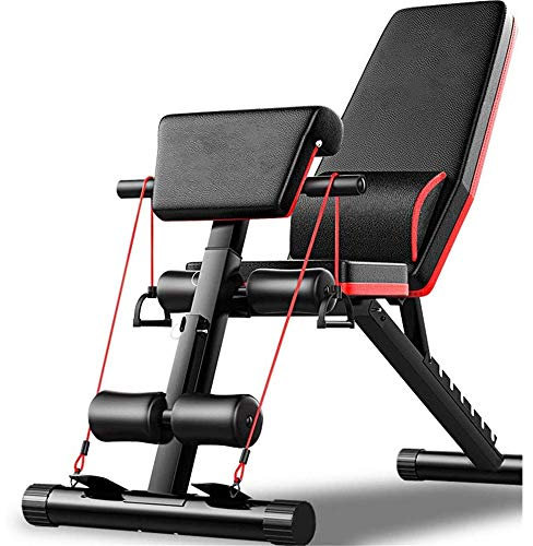 Gym Bänk Styrketräning Hantelställ Styrketräning Justerbara bänkar Bänkpress Viktstång Styrketräningsplattor Hem Fitness Workout Station för helkroppsträning