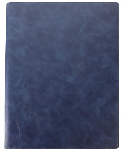 GARIOUANS Dossier Professionnel A4 En Cuir Pu Bleu Océan, Porte-documents Multifonction Magnétique, Organisateur De Fichiers Pratique Pour Bureau Et Réunions, Portefeuille D’affaires Mobile