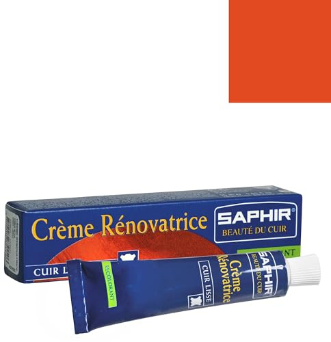 Saphir Cirage Crème Rénovatrice Tube, Orange, 25 ml, 1 Unité
