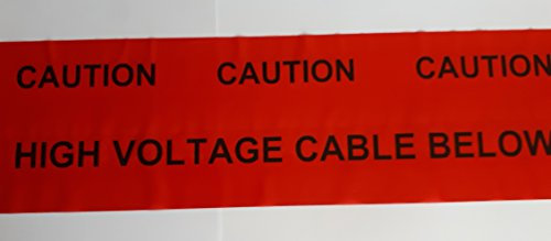 Ali's DIY Nastro di segnalazione per cavi ad alta tensione, lunghezza 50 m