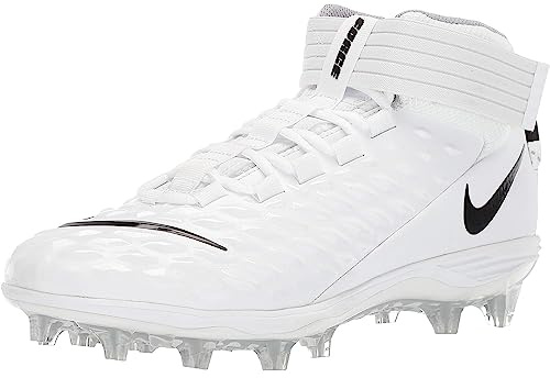 Nike Men's Force Savage Pro 2 Football Cleat White/Black/Wolf Grey Size 9 M US