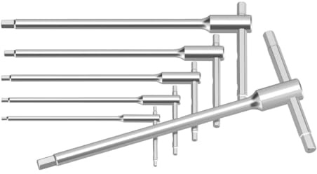 Maniglia a T-cacciavite-Set con maniglia scorrevole 5-unità 25-6mm PB Swiss Tools