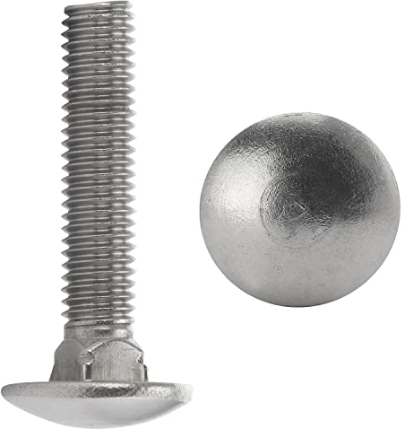 FASTON® Flachrundschrauben Schlossschrauben M12x40 Edelstahl A2 V2A (2 Stück) mit Vierkantansatz DIN 603 Flachrundkopf Schrauben Schloßschrauben Vollgewinde