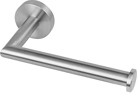 HITSLAM Porte Papier Toilette Mural Acier Brossé, Support Papier Toilette pour Salle de Bain, Acier Inoxydable SUS 304, Derouleur PapierToilette Murale WC (Acier Brossé)