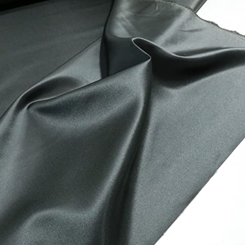 TOLKO 1m Glanz Satin Stoff Meterware | Modestoff Dekostoff Gardinenstoff | 150cm breit | Vorhangstoff Hochzeitsstoff Kostümstoff Satinstoffe zum Nähen Dekorieren Basteln Patchwork Nähstoffe Stoffe