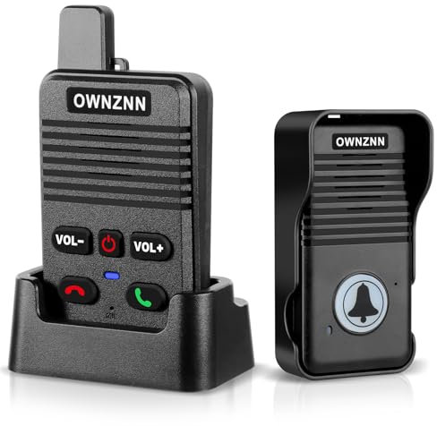 Swokely citofono senza fili, citofono intelligente ricaricabile per casa, comunicazione bidirezionale in tempo reale, campanello elettronico impermeabile a lunga distanza