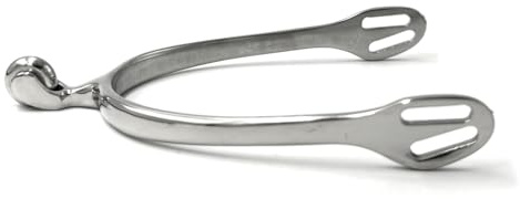 Equine Smile ES1051 ErgoSpur Radsporen Soft Rad Reitsporen Reiten Sporen Spur hochwertiger Edelstahl (Damen 30 mm)