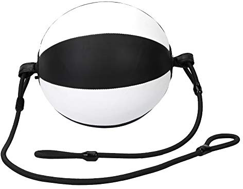 RASTKY BallTraining FitnessSac de Frappe avec Cordes SuspenduesVitesse, Endurance et Précision Améliorées - Conception en Cuir PUKickboxing, Pratique et de Frappe
