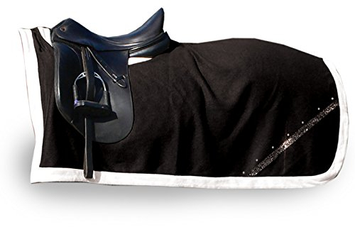 Aiko Nieren- und Warmreitdecke 'Crystal Shine', schwarz, Gr.2