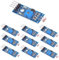 WayinTop 10 Stücke 4 Pin Fotowiderstand Sensor Lichtsensor Lichtdetektor Modul mit Digitalem Ausgang