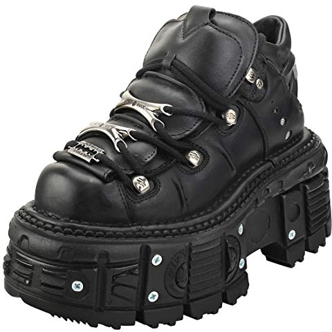 New Rock Milo Stiefelletten/Boots Hommes Schwarz - 37 - Boots