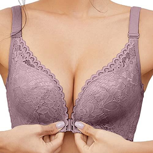 TYUIOP Quarter Cup Bra lace Bralettes for Women Underwired Stick-on Bra Women's Bras Multipack Women's Removable High Waisted Bikini Set Padded Push Up Halter Swimsuit V Neck