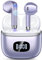 Cuffie Bluetooth, Auricolari Bluetooth 5.3 Stereo HiFi con 4 ENC Mic, 40 Ore Sport Cuffie Wireless IP7 Impermeabili con LED Display, Touch Control Cuffiette per Androide iOS, Ricarica Rapida Viola