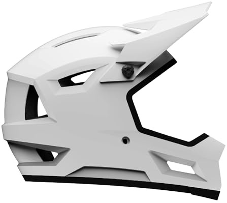 Bell Sanction 2 Matte Full-Face Helmet, Adult Unisex, White, XS/S, CE/CPSC Certified, Mountain Bike