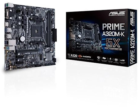 Asus Prime A320M-K Carte mère pour Processeur AMD Micro ATX Socket AM4