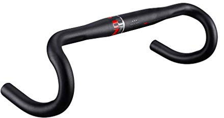 BESNIN Bicycle Handlebar Mountain Bike Handlebars Aluminum Alloy Drop Bar 31.8mm 380mm for MTB, Road Bike, Fixed Gear Bike