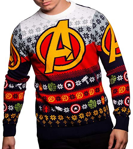 Officiell Avengers stickad jultröja