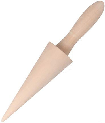 GROOMY Moules à Glace, Moule de Cornet de crème glacée en Bois Bricolage Oeuf Rouleau Omelette Gaufre Rouleau pâtisserie Rouleau Cuisine