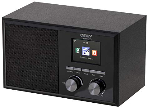 CAMRY CR 1180 DAB Internetradio Digitalradio Über 20.000 Sender Weltweit Wi-Fi Verbindung AUX Wettervorhersage Doppelalarm Farbdisplay, CR1180