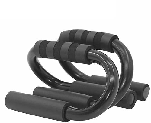 S Shape Push up Stands Pull Bar Fitness Exercise Chest Expander Bodybuilding Foam Handle Men & Women Workout Training