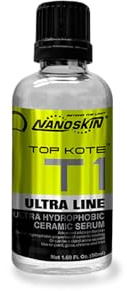 Nanoskin T1 Ceramic Serum Adds Water Beading for Vehicle Coating, 50ml