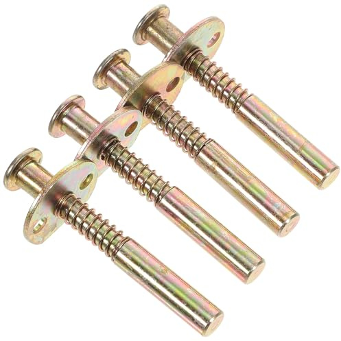 Alipis Loquets à Ressort pour Lit Bébé 4 Pièces en Acier Inoxydable Résistants la Corrosion pour Berceau et Lits Tout-Petits Accessoires de Sécurité Garçon et Filles