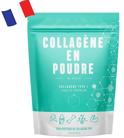 Collagène Hydrolysé Breveté Pepan Type I en poudre - 310g Proteine pour la Peau, Cheveux, Musculation, Articulations - Élaboré en France.