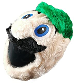 FunnyRiders Motorradhelm Überzug Plüsch Helmüberzug Motorrad - Lustig Motorrad Helm Überzug - Helmüberzug Motorradhelm - Hochwertiger Stoff-Cover Helm Deko