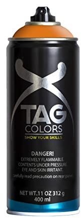 TAG Colors - G400A013 Vernice Spray per Graffiti APOLLO BROWN 400 ml, 1 Bomboletta Professionale per Writers e Street Artists, Smalto Full Coverage a Lunga Tenuta, Finitura Opaca, 100% Made in Italy
