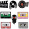 Cartoon Metall Anstecker Pins, Vintage Nostalgic Broschen, Tape Emaille Pin, Grammophon/Schallplatte/Schädel Brosche für Kleidung, Taschen, Jacken Zubehör, DIY Handwerk, Dekor
