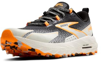 Brooks Herren Cascadia 18 Sneaker, Bonnie Blue Blue Ribbon Orange, 45 EU