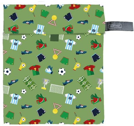 NERTHUS Bolsa isotérmica Infantil para Almuerzo, Fútbol