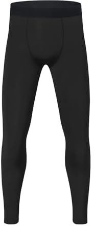 HovSiyla Youth Boys' Compression Pants Quick Dry Athletic Base Layer Warm Sports Tights Leggings